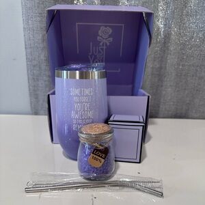 Lavender spa gift basket